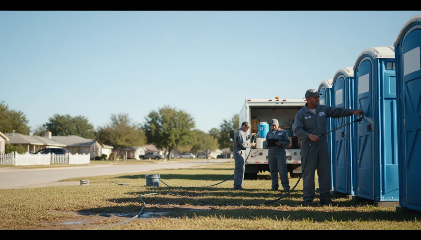 Long-Term Portable Toilet Rental in Cornland, IL near me